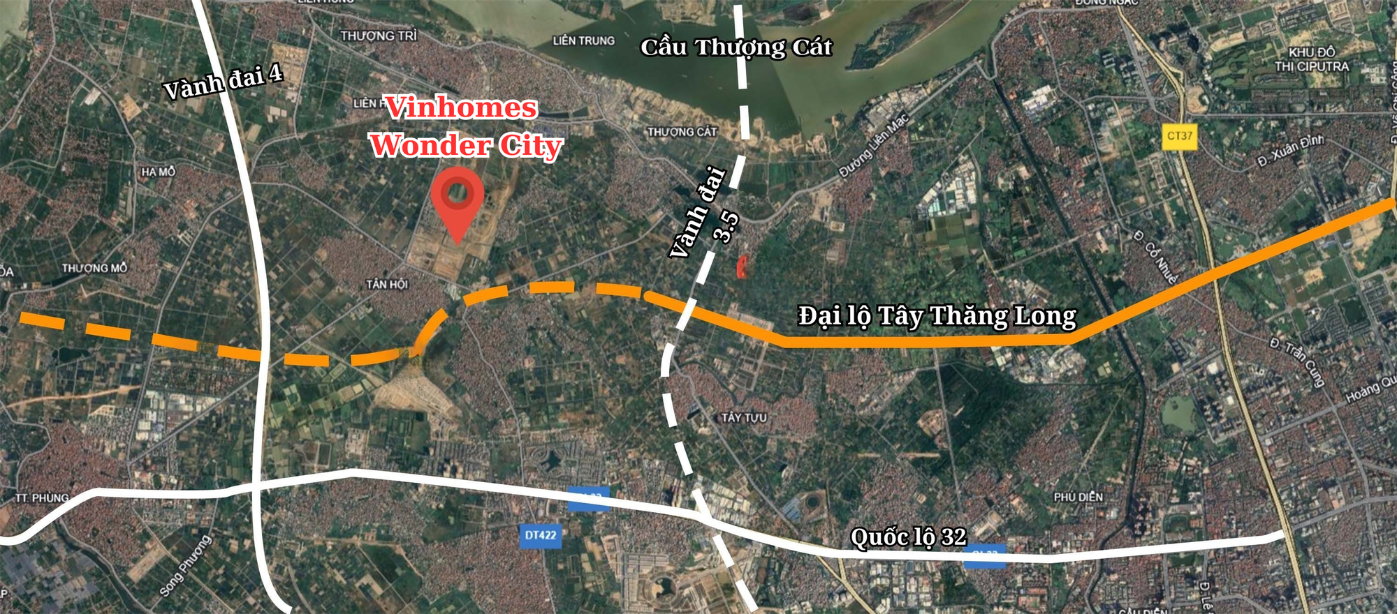 Người dân phía Tây Hà Nội đón tin vui: Đại lộ rộng 10 làn xe sắp hoàn thành, “mở lối” từ siêu đô thị của tỷ phú Phạm Nhật Vượng đến thẳng khu Tây Hồ- Ảnh 4.